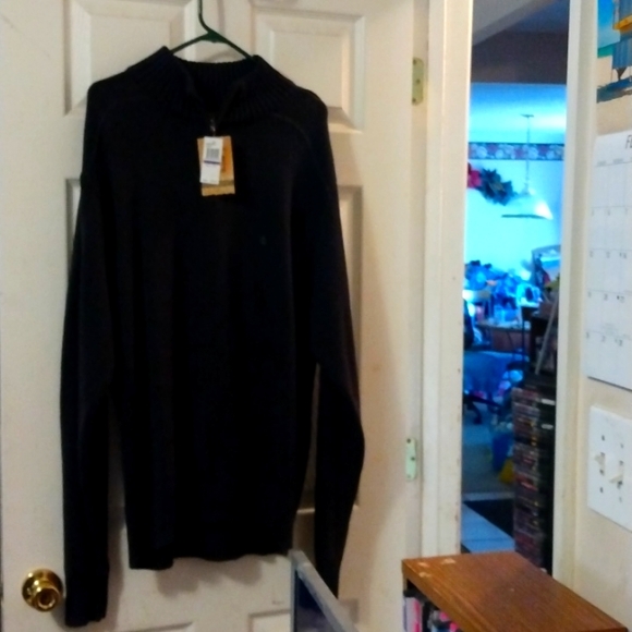Men's G H BASS EARTH RIVER STONE ZIP MOCK - Picture 1 of 7